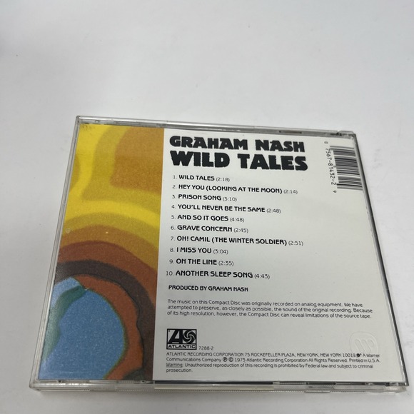 Graham Nash - Wild Tales  (CD) - Picture 3 of 6
